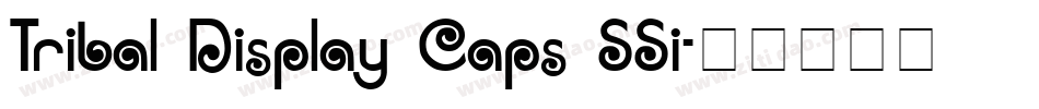 Tribal Display Caps SSi字体转换